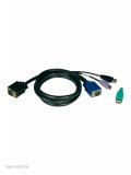 Comprar Cable Para Kvm Tripp-Lite P780-006, Hd15 /  Usb /  Ps/ 2 (Teclado/ Mouse), 1.83 Mts.